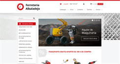 Desktop Screenshot of ferreteria-albaladejo.com